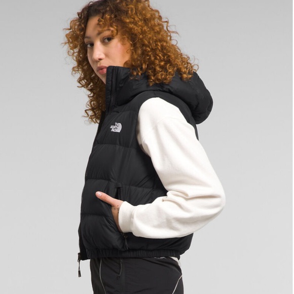 The North Face Hyalite Down Hooded Vest XS Khaki - Picture 13 of 13